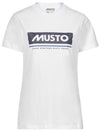 Musto Women's Tee 2.0 T-Shirt in White #colour_white