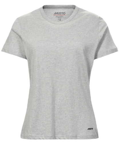 Musto Womens Essentials T-Shirt In Grey Melange
