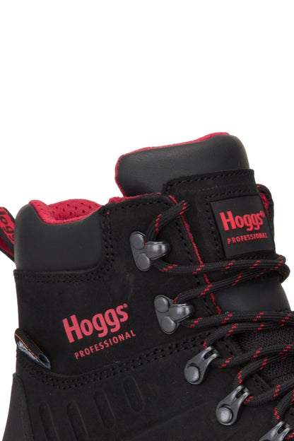 Hoggs of Fife Poseidon S3 Safety Lace-Up Boot in Black Nubuck 