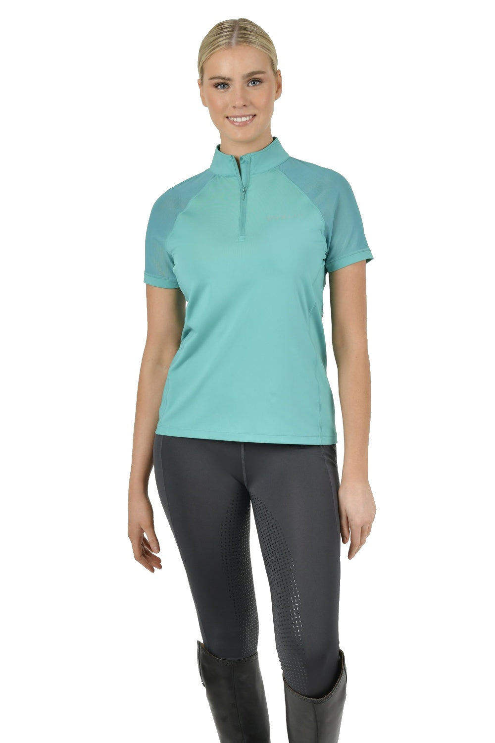 Dublin Sara Short Sleeve Top in Jade