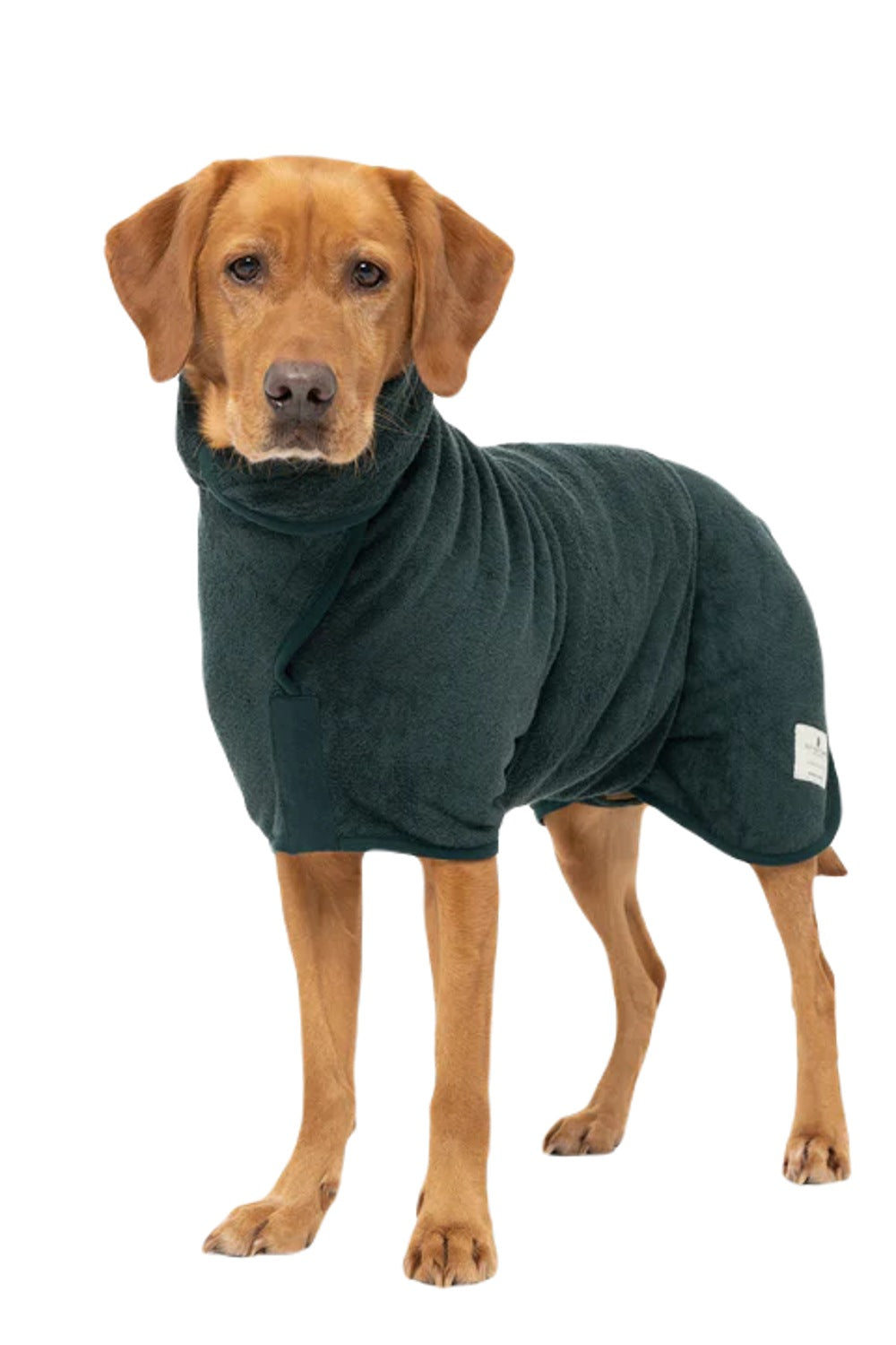 Ruff and Tumble Classic Dog Drying Coat in Forest Green