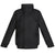 Regatta Kids Dover Fleece Lined Jacket in Black/Ash #colour_black-ash