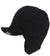 Regatta Mens Anvil Knitted Peak Cap in Black #colour_black
