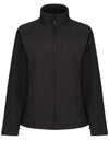 Regatta Womens Uproar Softshell Jacket in All Black
