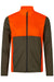 Seeland Mens Elliot Fleece in PIne Green/Hi-Vis Orange #colour_hi-vis-orange