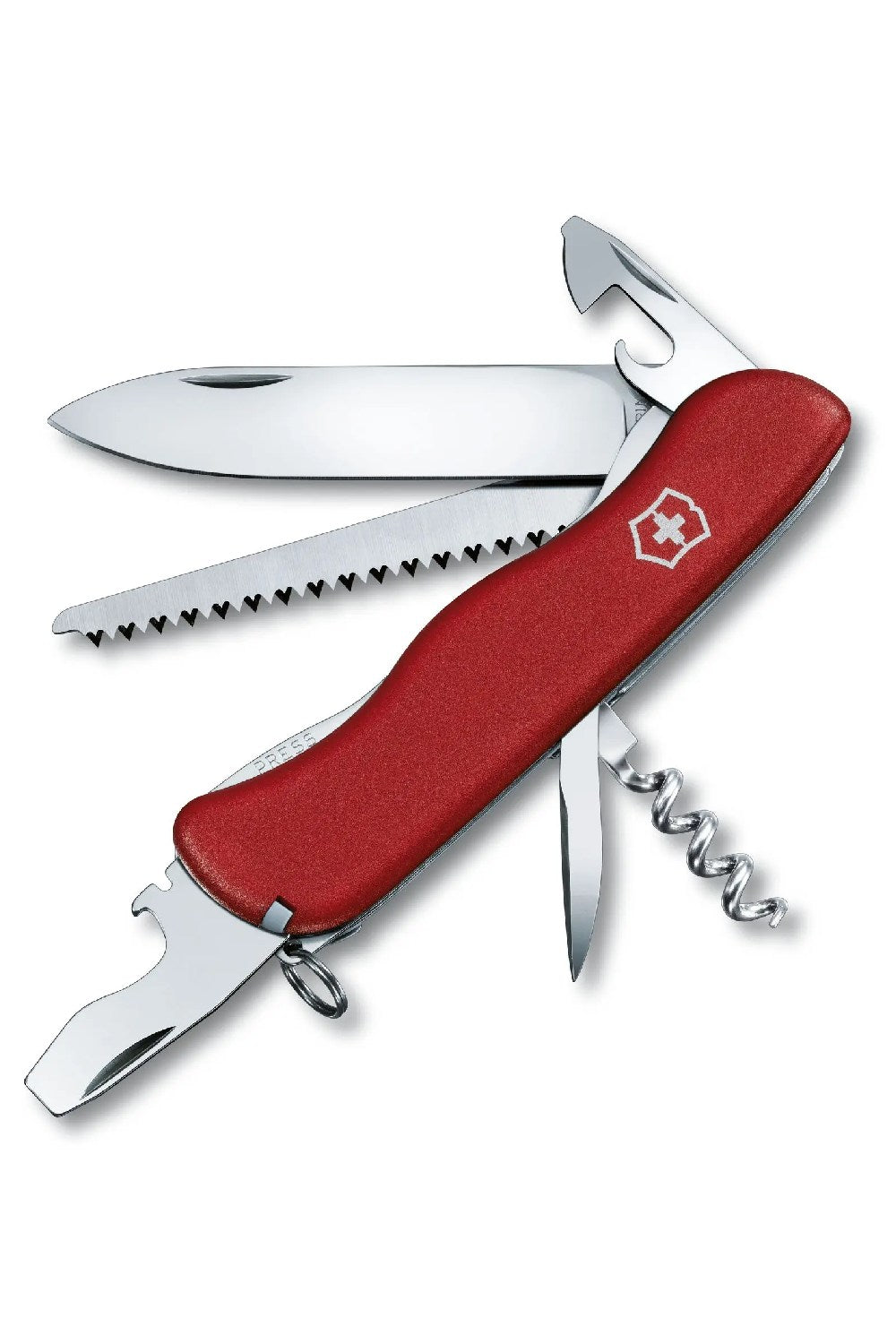 Victorinox Forester Swiss Army Large Pocket Knife with Wood Saw in Red 