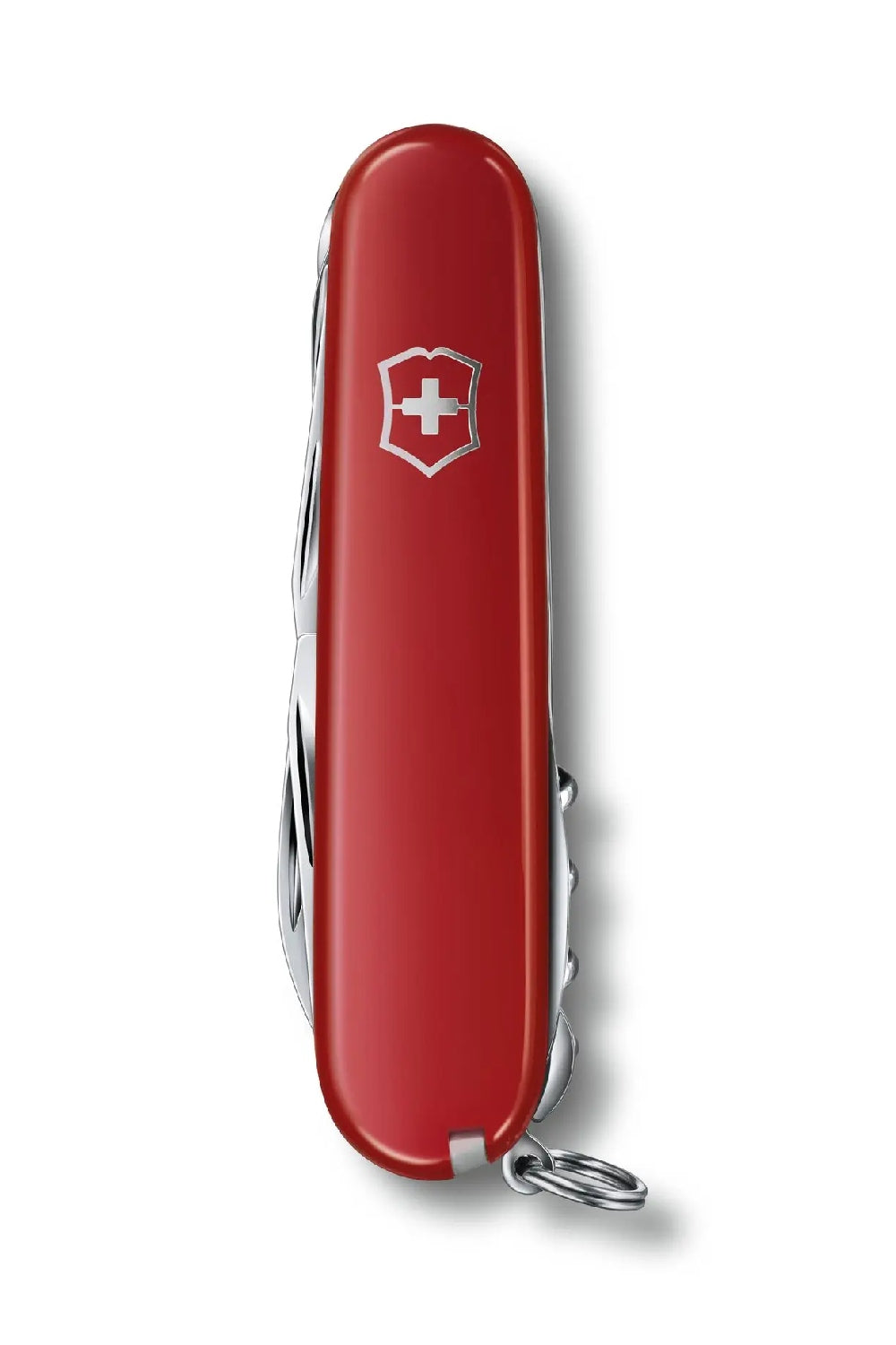 Victorinox Huntsman Swiss Army Medium Pocket Knife for Hunting in Red