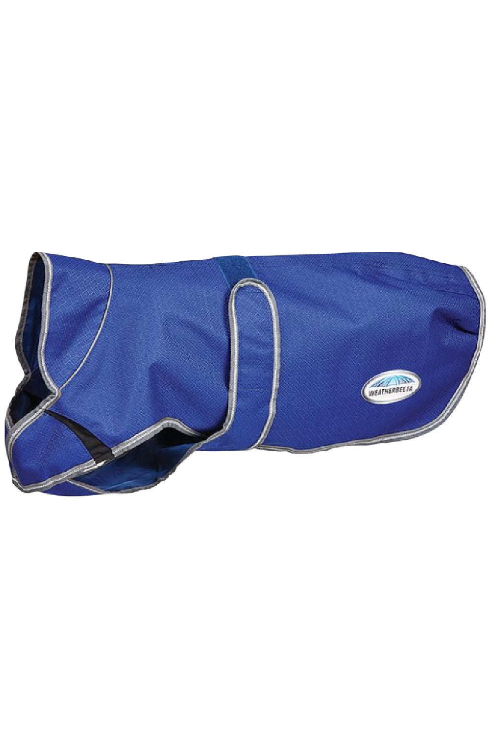 WeatherBeeta Comfitec Premier Free Parka Deluxe Dog Coat in Dark Blue/Grey/White