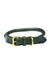 WeatherBeeta Rolled Leather Dog Collar In Black #colour_black
