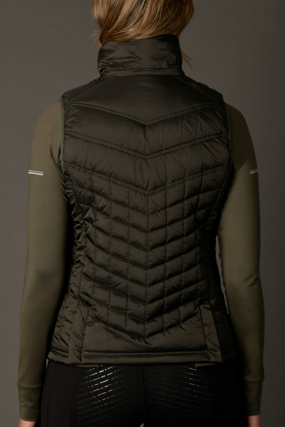 Weatherbeeta Gia Ladies Puffer Vest in Olive