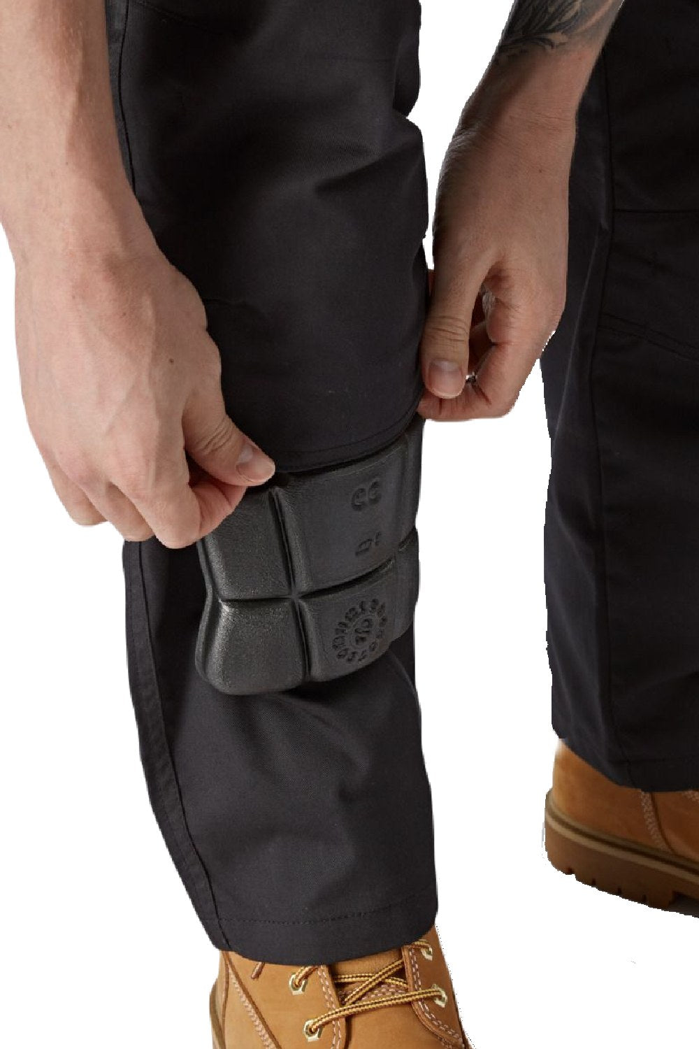 Protective knee pads Dickies Action Flex Trousers in Black 