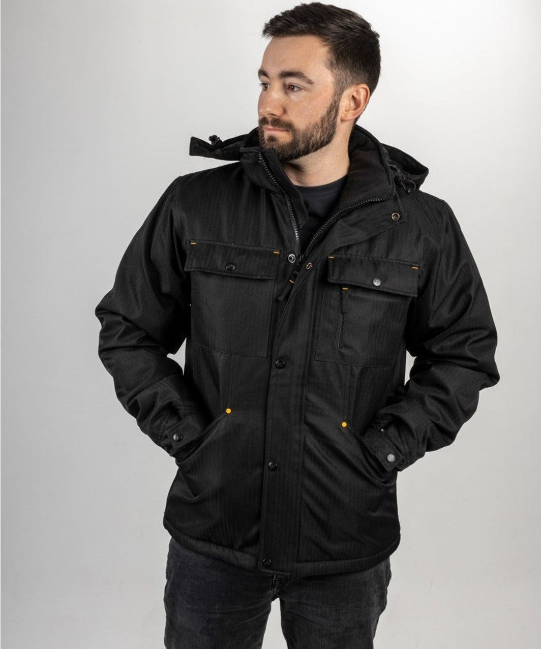 Caterpillar Stealth Insulated Workwear Jacket in Black 