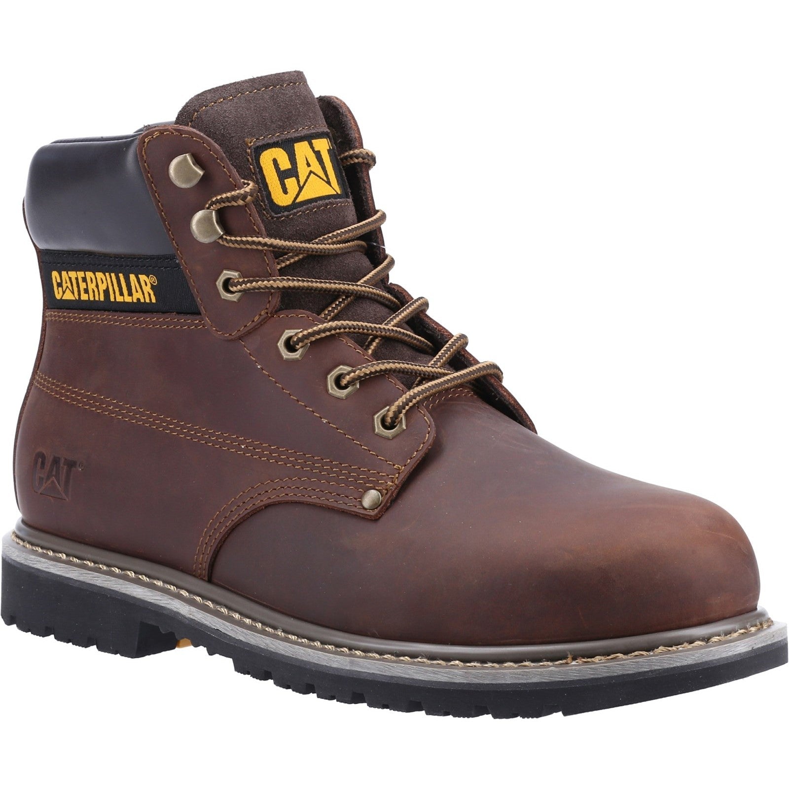 Caterpillar Powerplant S3 Gyw Safety Boot in Brown