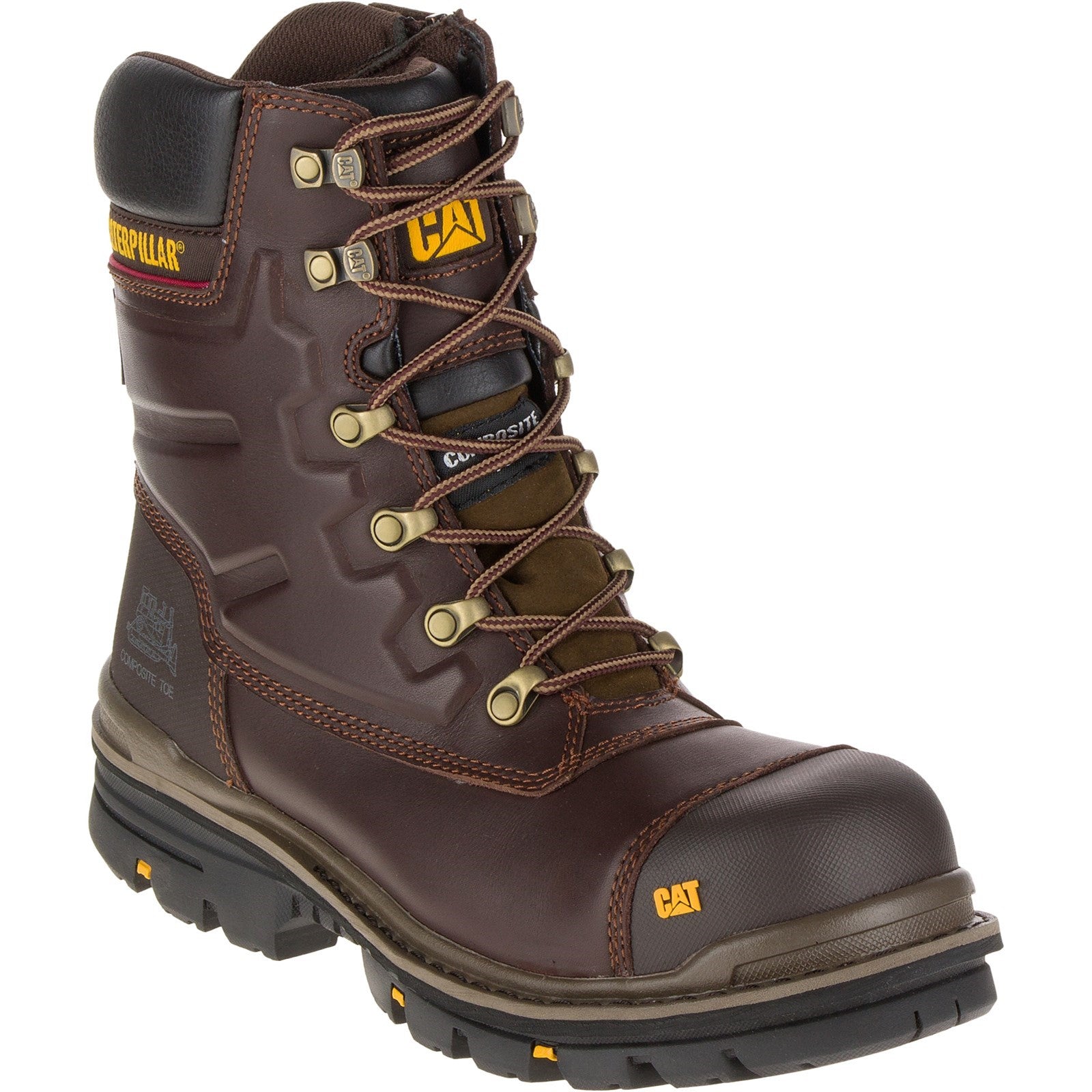 Caterpillar Premier Waterproof S3 Safety Boot in Brown