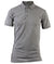 Caterpillar Essentials Polo Shirt. Dark heather Grey. Front View #colour_dark-heather-grey
