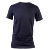 Caterpillar Essentials Short Sleeve T Shirt. Navy. Front View  #colour_navy