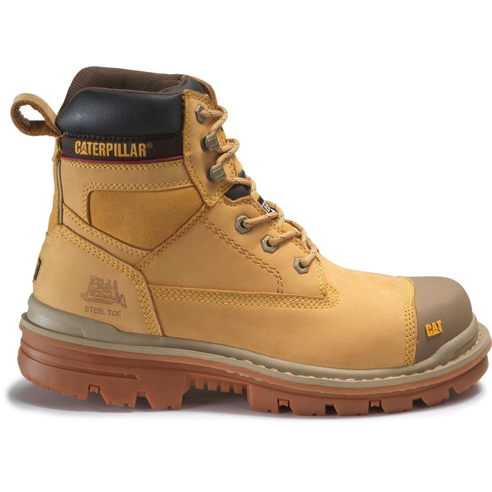 Caterpillar Gravel 6" Safety Boot in Honey