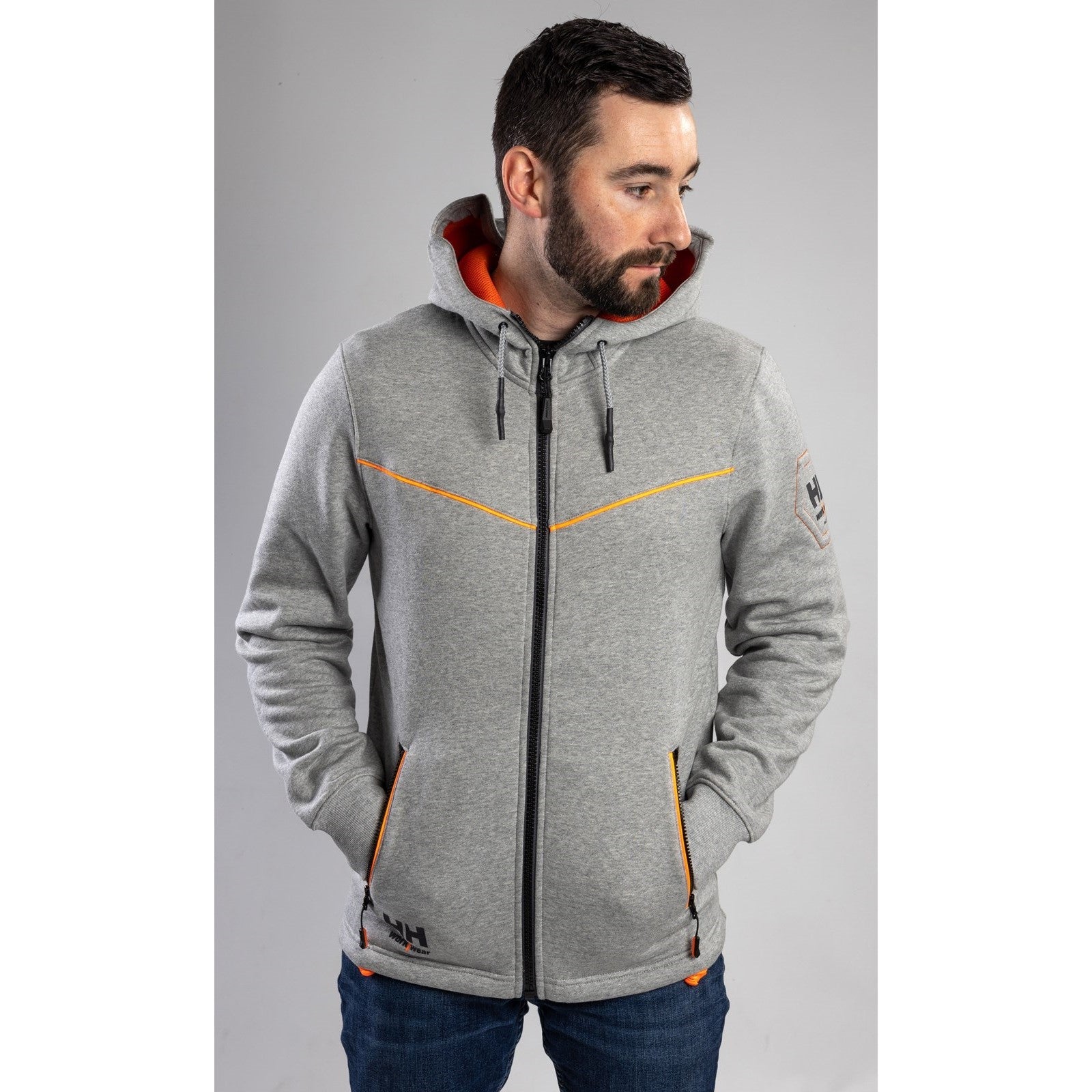 Helly Hansen Chelsea Evolution Hood in Grey Melange