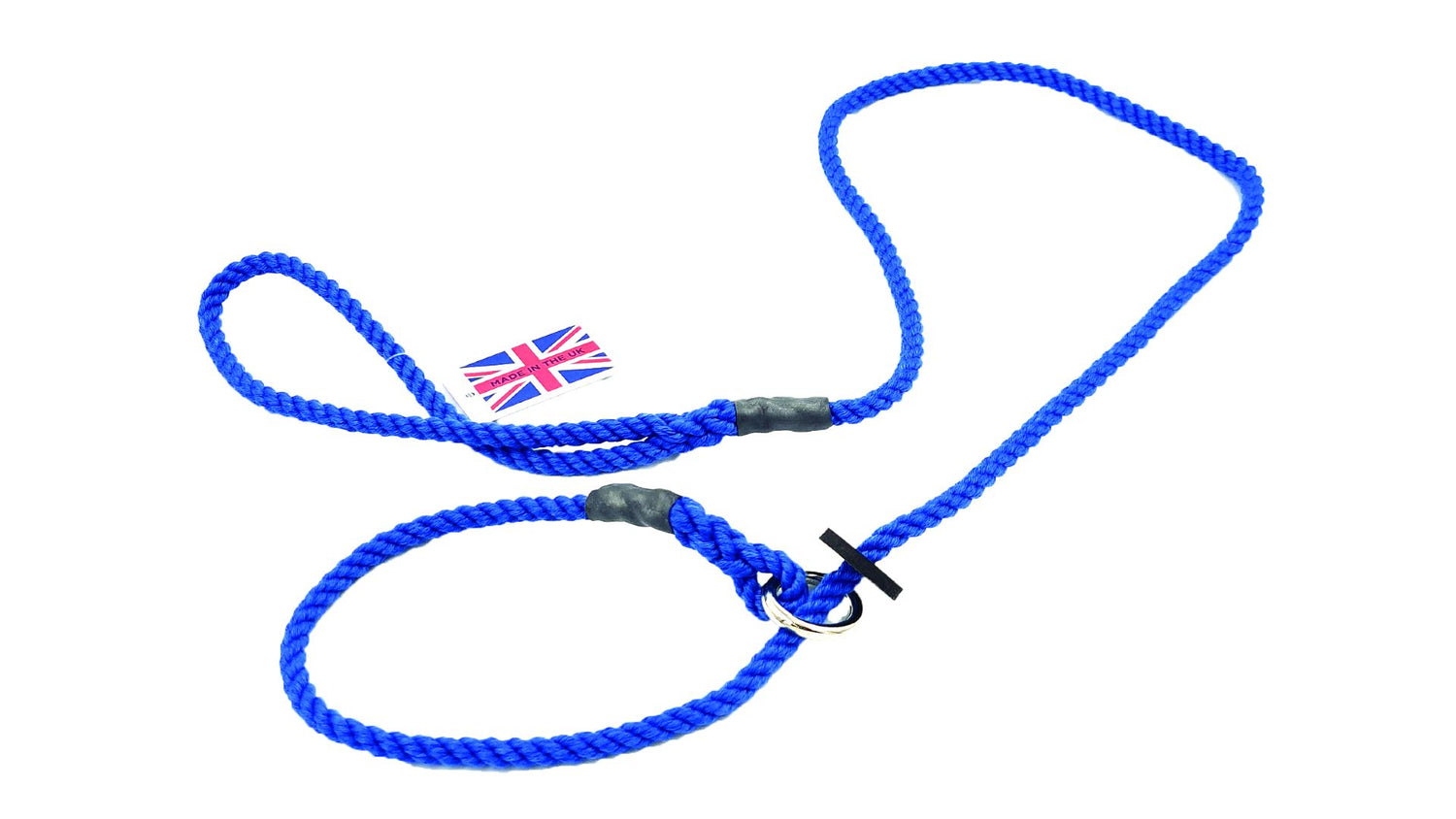Bisley Deluxe Slip Lead with Rubber Stop in Blue