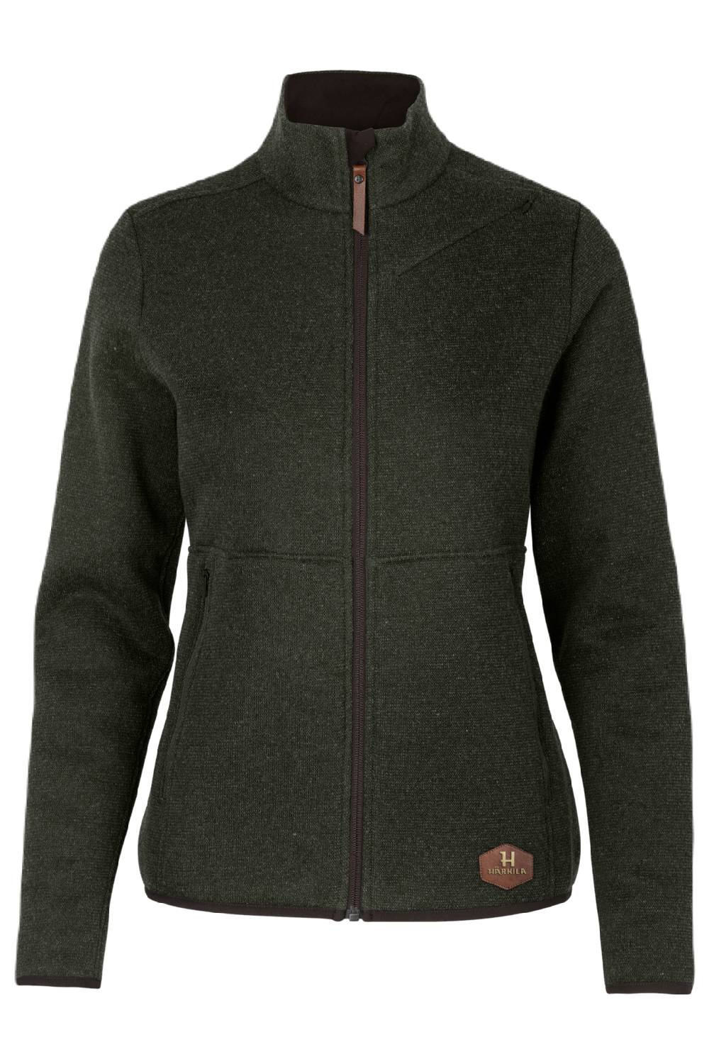 Harkila Womens Metso Full Zip Fleece Jacket in Willow Green 