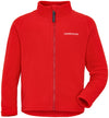 Didriksons Monte Kids Fullzip in Chilli Red #colour_chili-red