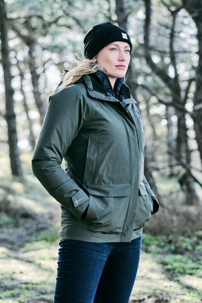 Musto Womens Highland GTX Waterproof Jacket 2.0 in Deep Green