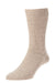 Oatmeal Men's Immaculate Wool / Lycra Softop® Socks - HJ70 #colour_oatmeal
