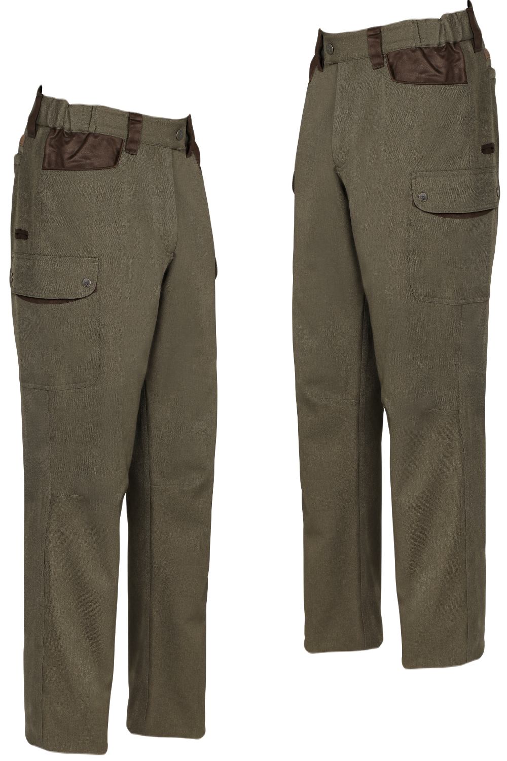 Percussion Berry Waterproof Trousers in Khaki