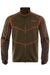 Harkila Scandinavian Fleece Jacket in Willow Green/Shadow Brown #colour_willow-green-shadow-brown