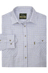 blue Champion Tattersall Shirt, the classic country check shirt #colour_blue