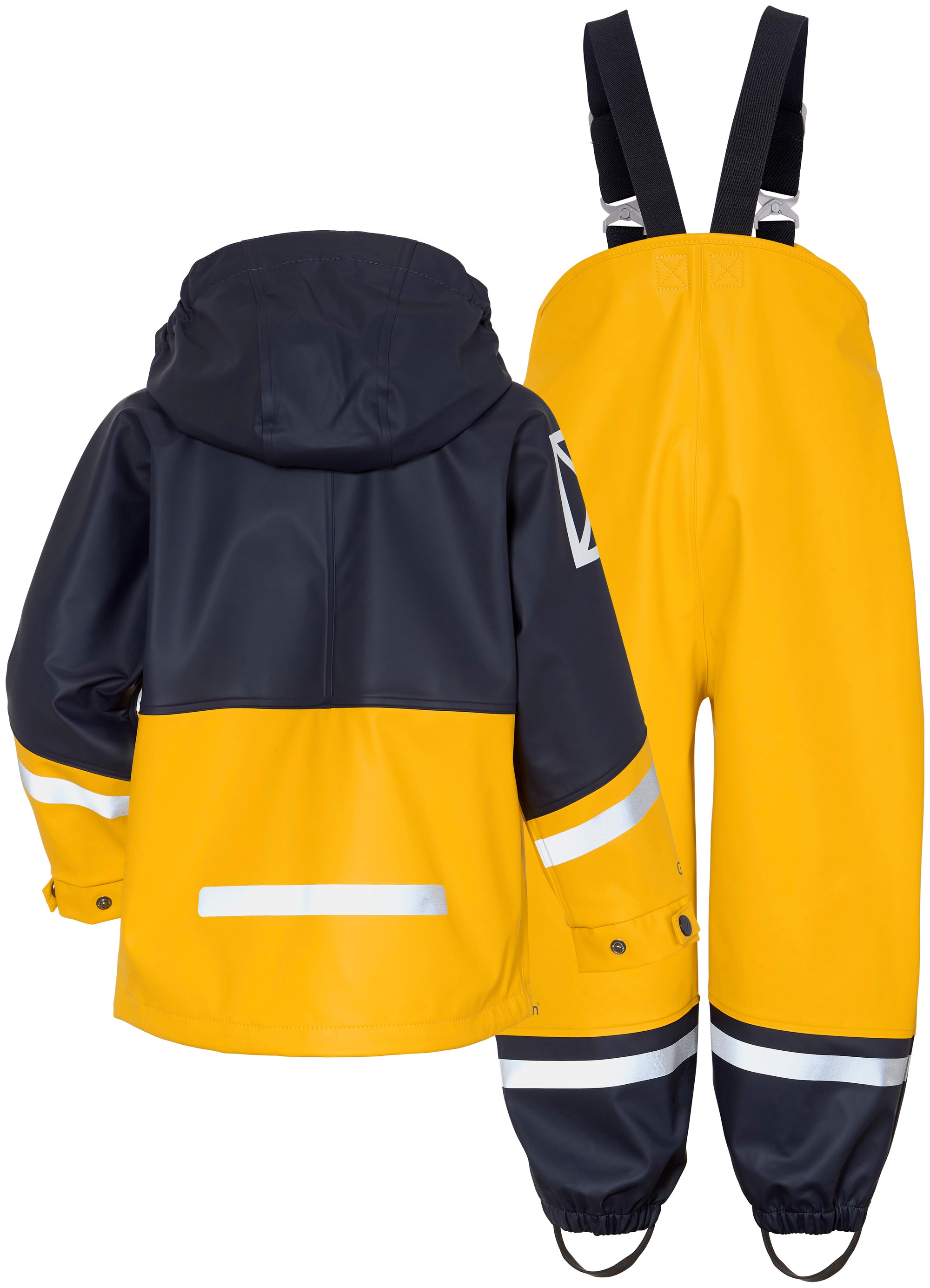 Didriksons Waterman Kids Rain Set in Oat Yellow