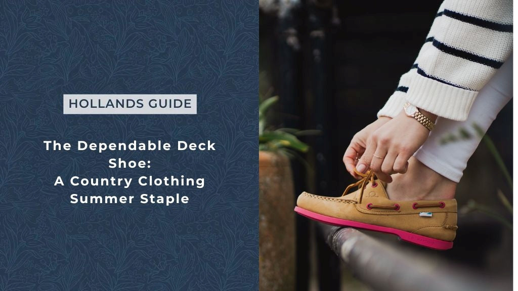 The Dependable Deck Shoe: A Country Clothing Summer Staple