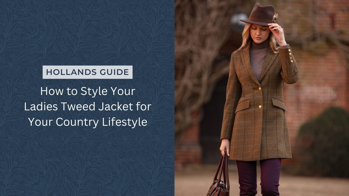 How to Style Your Ladies Tweed Jacket for Your Country Lifestyle