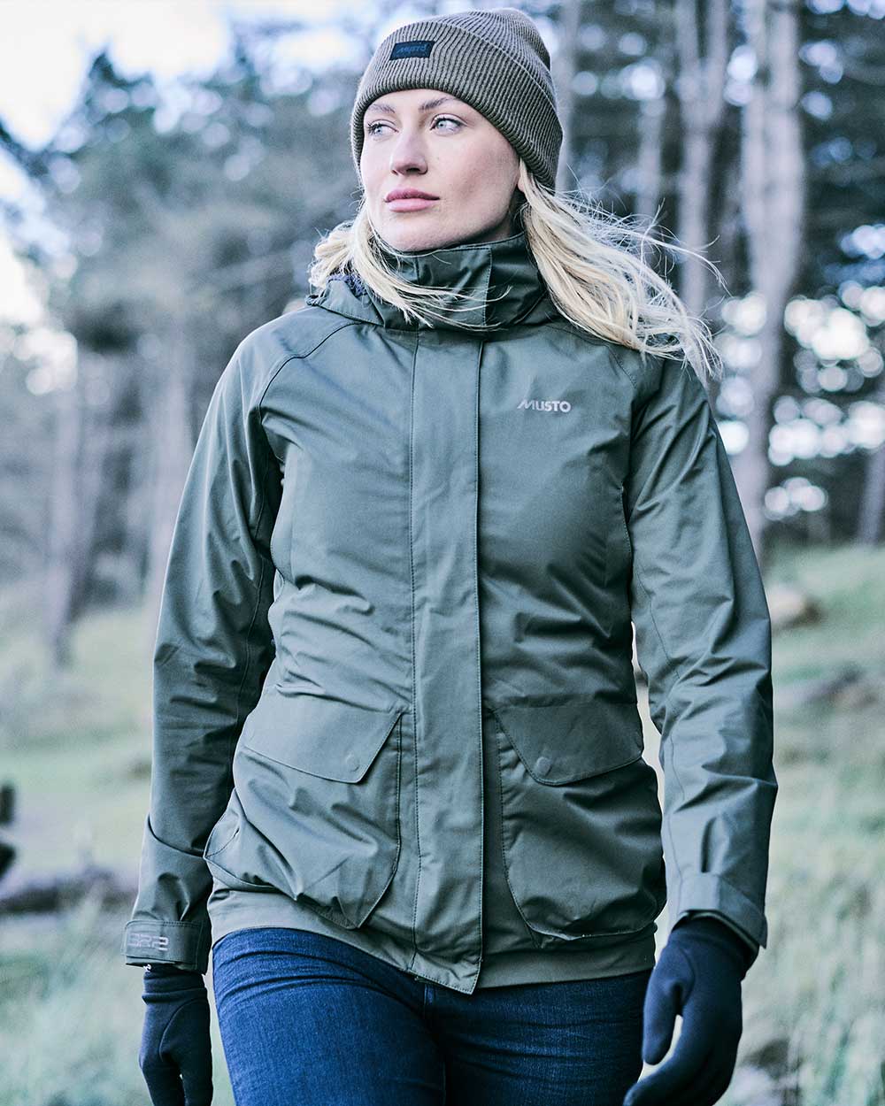 Ladies waterproof hot sale hiking jacket