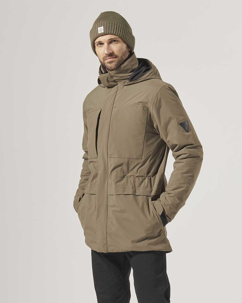 Musto Mens Marina Primaloft 3 in 1 Parka in Crocodile 