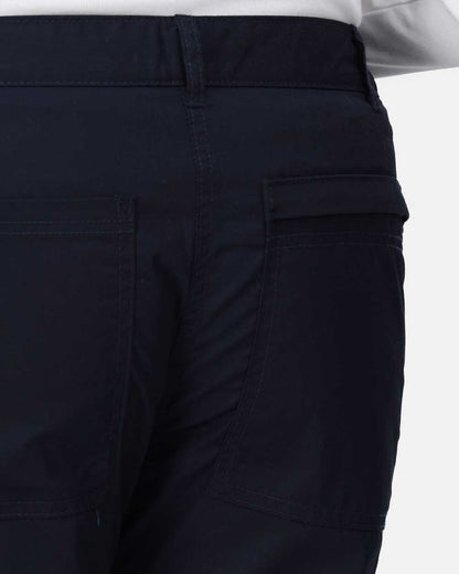 Back pocket Regatta Womens New Action II Trousers in Navy 