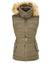 Alan Paine Calsall Ladies Waistcoat in Olive #colour_olive
