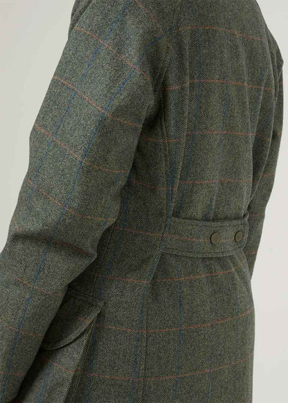 Alan Paine Combrook Ladies Tweed Coat in Spruce 