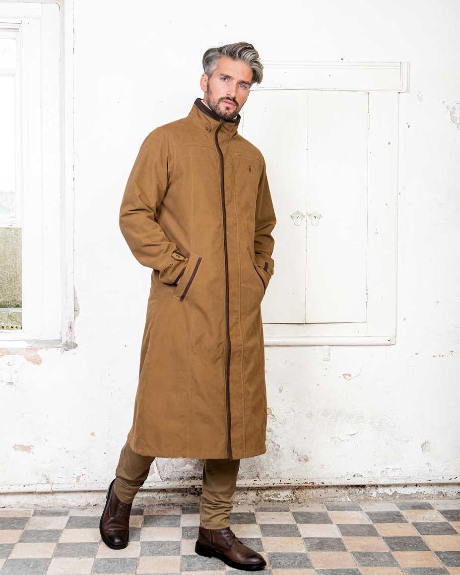 Mens long shop raincoats uk