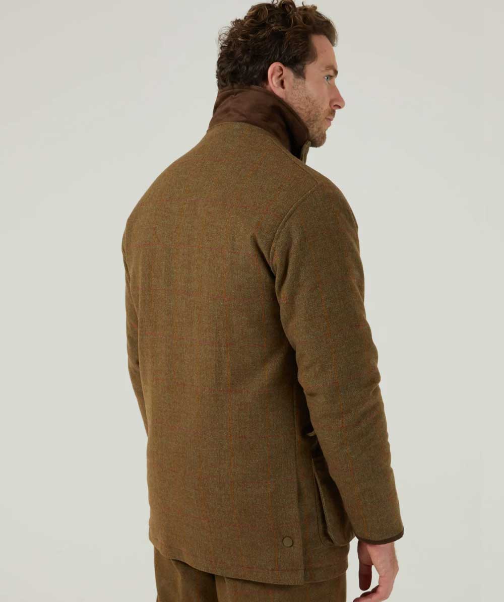 Alan Paine Combrook Tweed Waterproof Coat in Hawthorn 