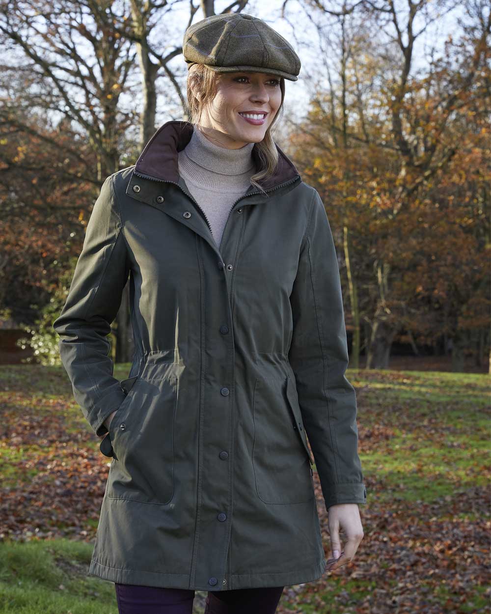 Alan Paine Milwood Womens Jacket in Olive