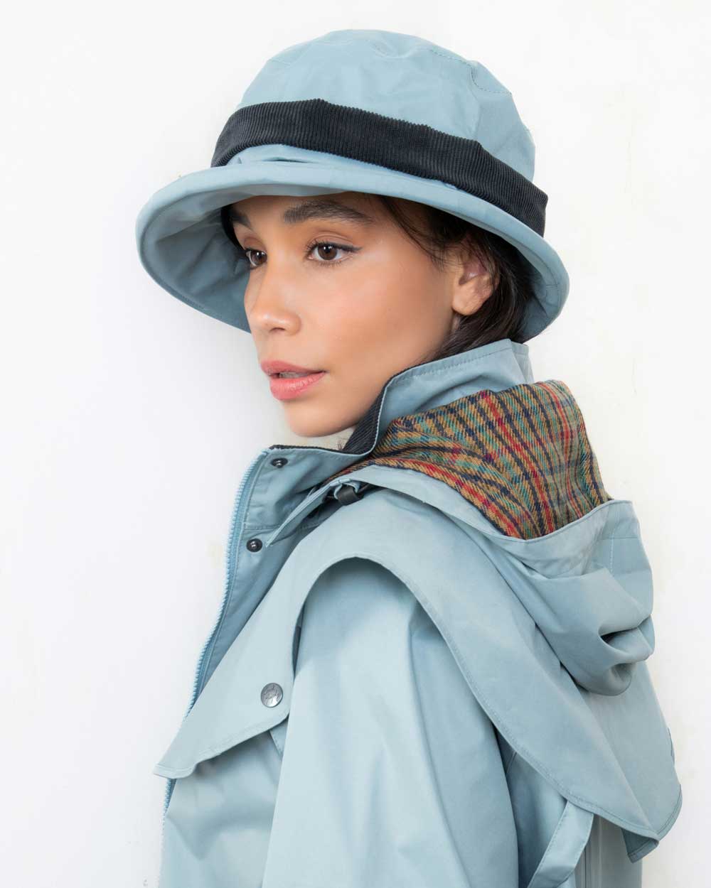 Smoke Blue Jack Murphy Malvern Heritage Rain Hat 