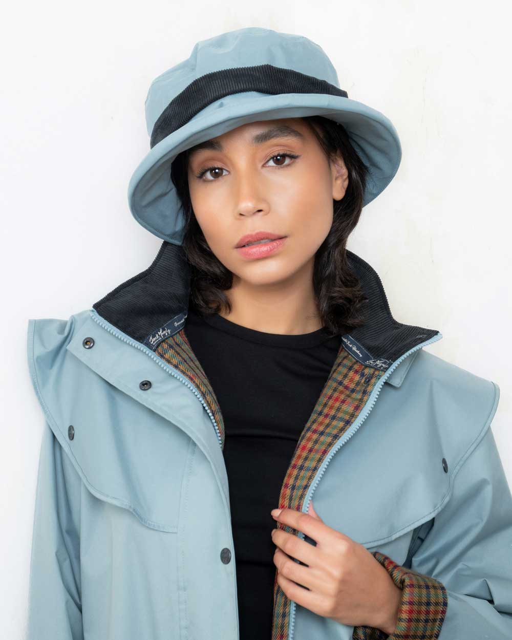 Smoke Blue Jack Murphy Malvern Heritage Rain Hat 