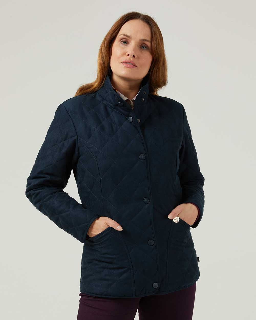 Alan Paine Felwell Womens Jacket in Dark Navy 