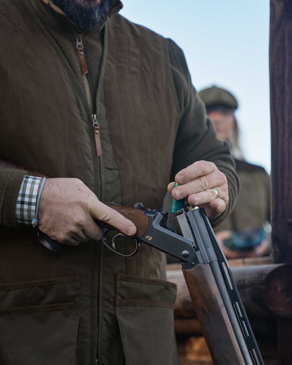 Harkila Rannoch HSP Shooting Waistcoats In Willow Green 