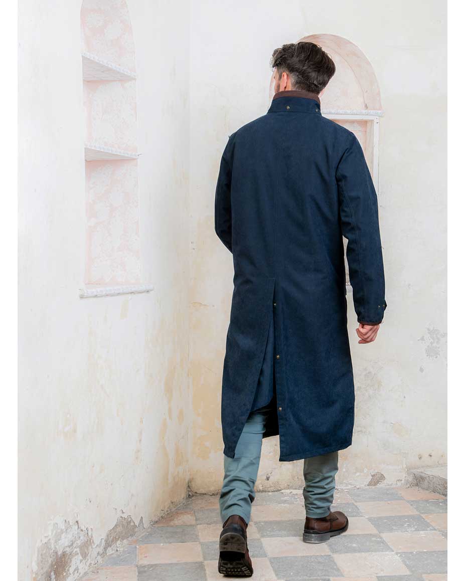 Jack Murphy Emmet Waterproof Long Coat in Navy  