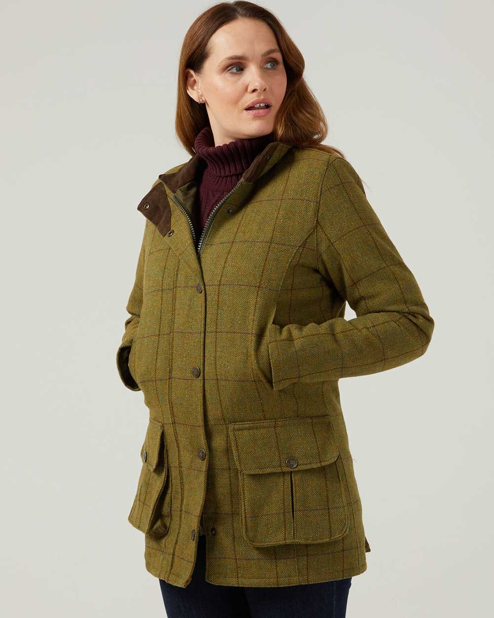 Alan Paine Rutland Ladies Waterproof Tweed Jacket