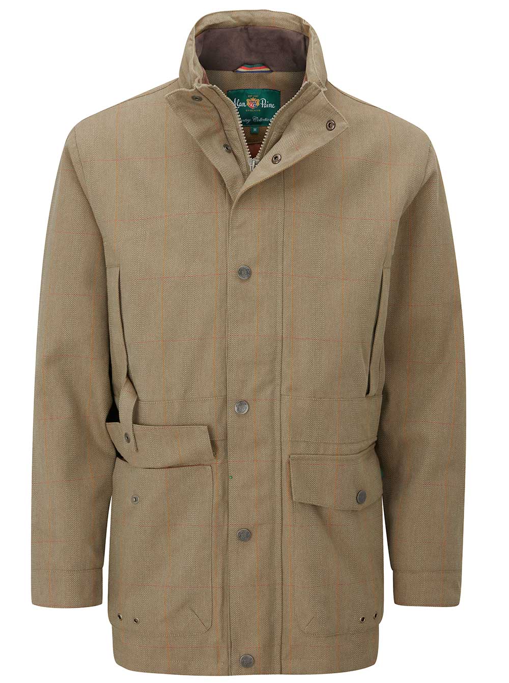 Alan Paine Mens Axford Waterproof Coat in Aspen 