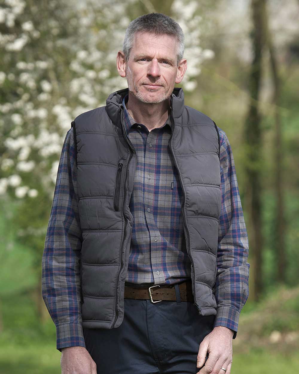 Man wearing Fort Carlton Quilted Bodywarmer 