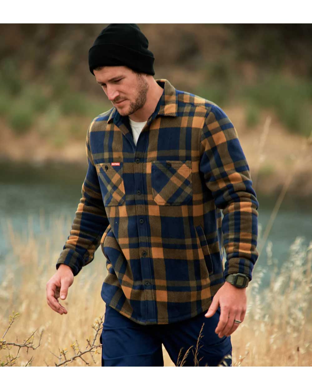 Flannel shop jacket rough